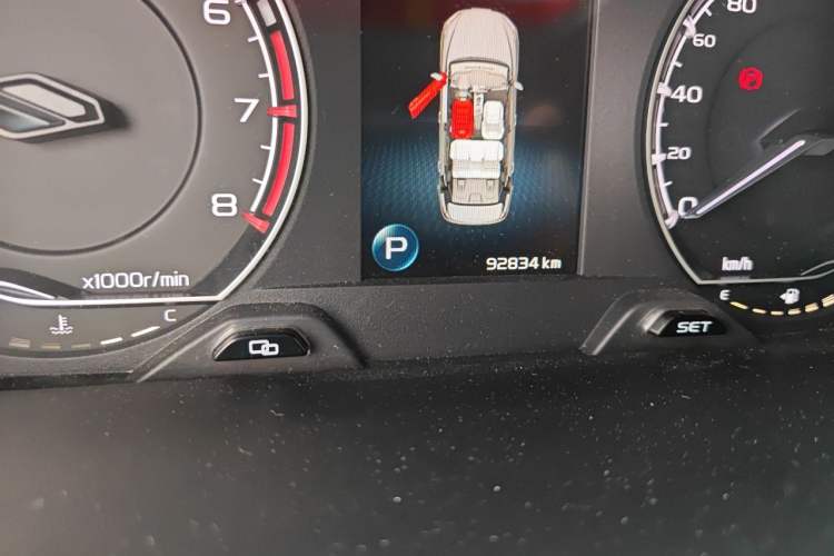 Used Geely Auto Binray 2020 Revised 1.4T CVT Asian Games Edition Odometer Close Up