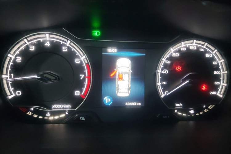 Used Geely Auto Binray 2020 Revised 1.4T CVT Asian Games Edition Odometer Close Up