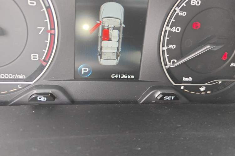 Used Geely Auto Binray 2020 Revised 1.4T CVT Asian Games Edition Odometer Close Up