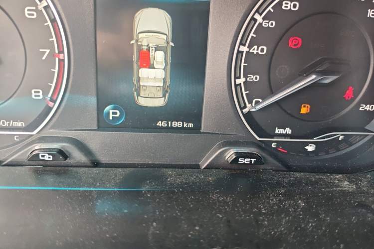 Used Geely Auto Binray 2020 Revised 1.4T CVT Asian Games Edition Odometer Close Up