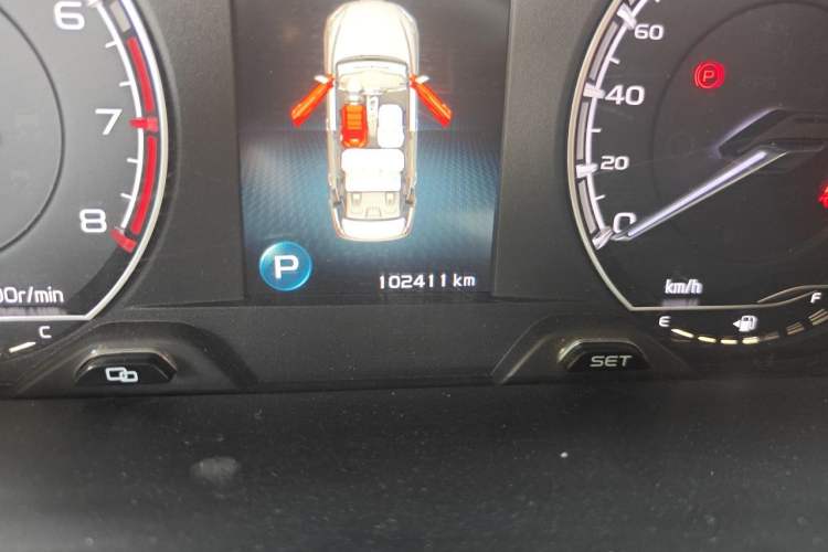 Used Geely Auto Binray 2020 1.4T CVT Asian Games Edition Odometer Close Up