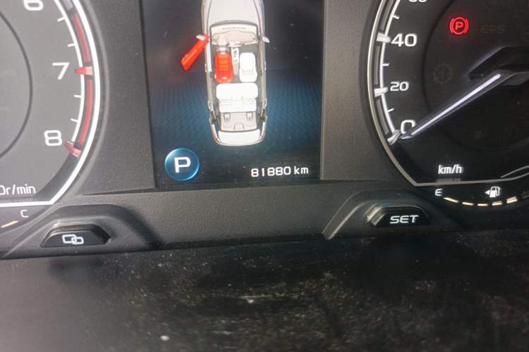 Used Geely Auto Binray 2020 1.4T CVT Asian Games Edition Odometer Close Up
