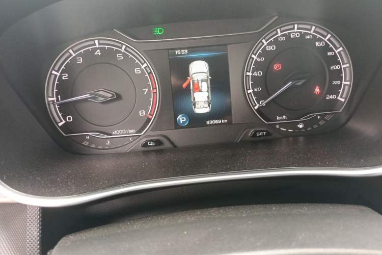 Used Geely Auto Binray 2020 1.4T CVT Luxury Model Odometer Close Up