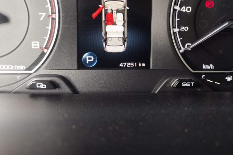 Used Geely Auto Binray 2020 1.4T CVT Asian Games Edition Odometer Close Up