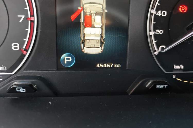 Used Geely Auto Binray 2020 Revised 1.4T CVT Asian Games Edition Odometer Close Up