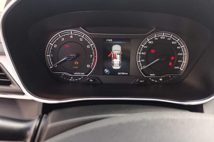 Used Geely Auto Binray 2020 1.4T CVT Asian Games Edition Odometer Close Up