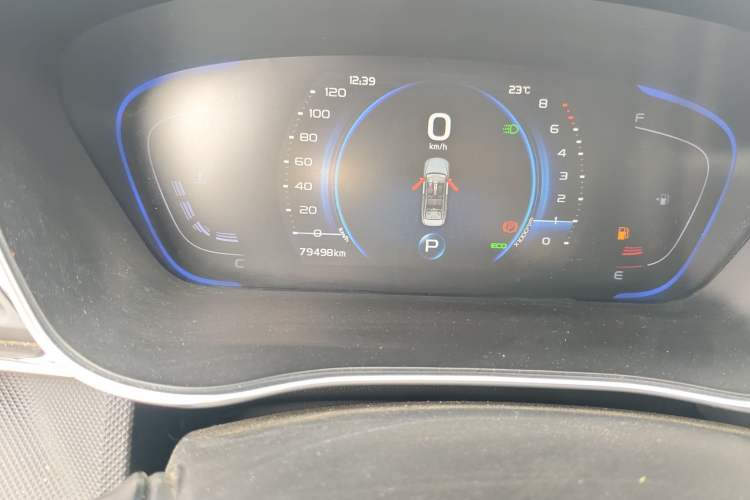 Used Geely Auto Binray 2020 200T DCT Luxury Version Odometer Close Up