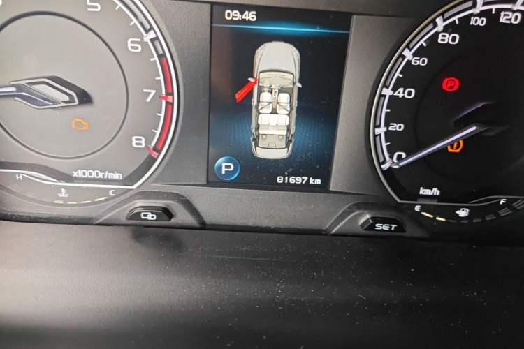 Used Geely Auto Binray 2020 1.4T CVT Asian Games Edition Odometer Close Up