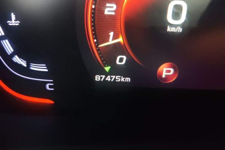 Used Geely Auto Binray 2020 Revised 1.4T CVT Asian Games Edition Odometer Close Up