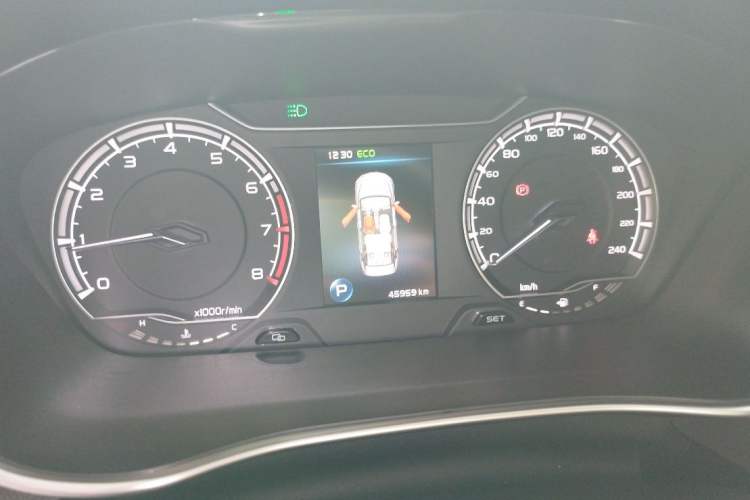 Used Geely Auto Binray 2020 1.4T CVT Asian Games Edition Odometer Close Up
