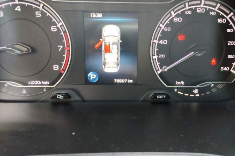 Used Geely Auto Binray 2020 1.4T CVT Luxury Model Odometer Close Up