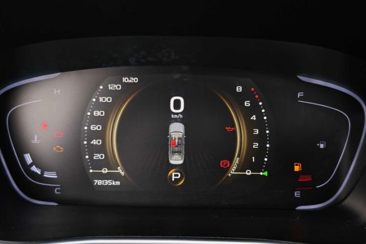 Used Geely Auto Binray 2021 1.4T CVT Asian Games Edition Odometer Close Up