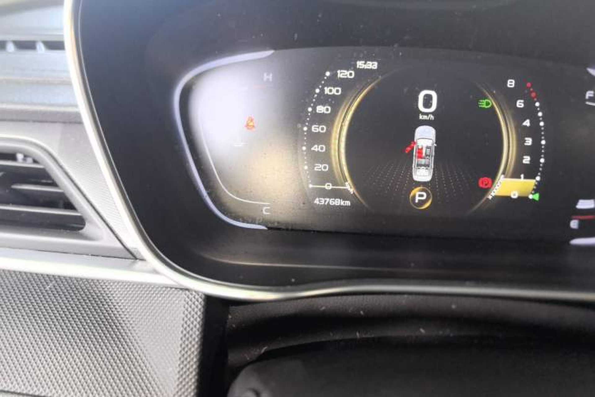 Used Geely Auto Binray 2021 1.4T CVT Asian Games Edition Odometer Close Up