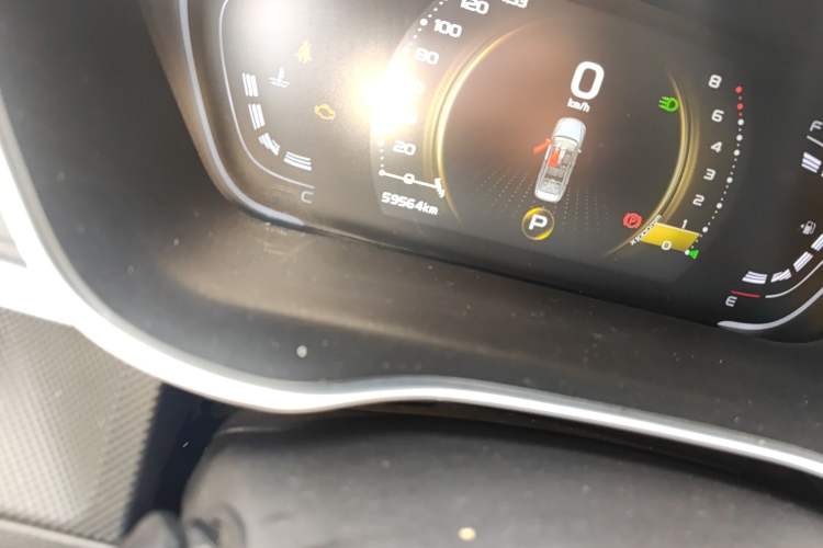 Used Geely Auto Binray 2021 1.4T CVT Asian Games Edition Odometer Close Up