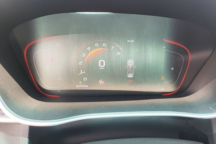 Used Geely Auto Binray 2021 1.4T CVT Asian Games Edition Odometer Close Up