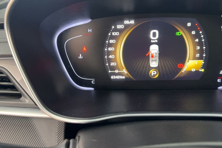 Used Geely Auto Binray 2021 1.4T CVT Asian Games Edition Odometer Close Up