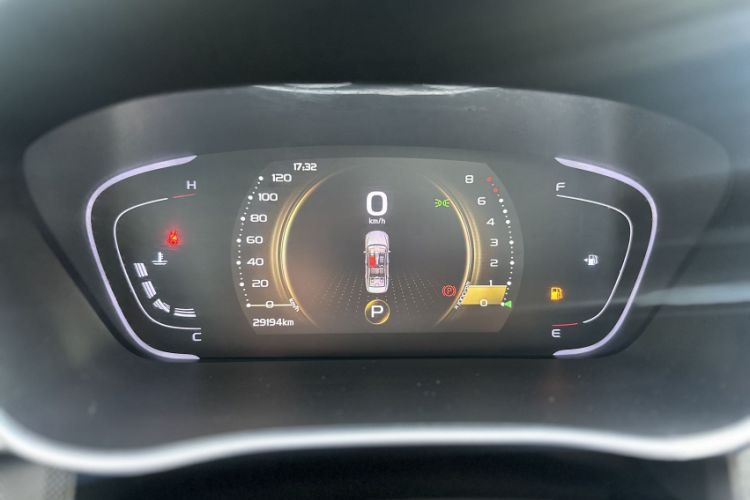 Used Geely Auto Binray 2021 1.4T CVT Asian Games Edition Odometer Close Up