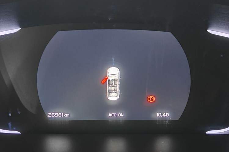 Used Geely Auto Binray 2021 1.4T CVT Asian Games Edition Odometer Close Up