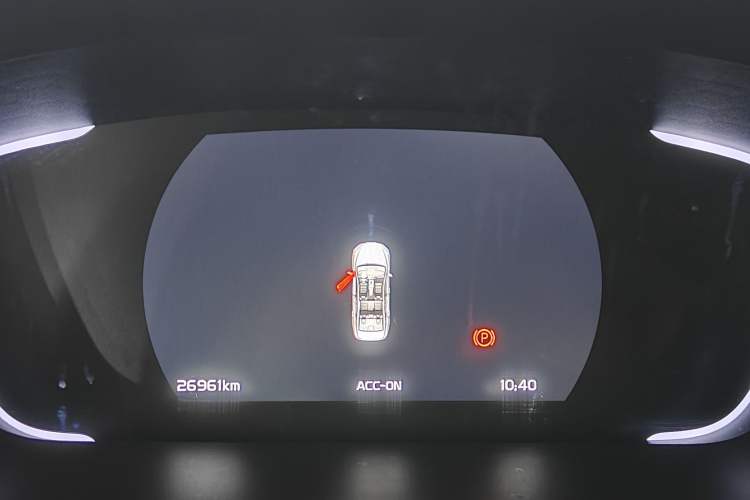 Used Geely Auto Binray 2021 1.4T CVT Asian Games Edition Odometer Close Up