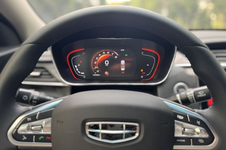 Used Geely Auto Binray 2021 1.4T CVT Asian Games Edition Odometer Close Up