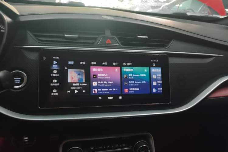Used Geely Auto Binray 2021 1.4T CVT F-Sport Edition Audio And AC Panel