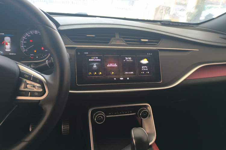 Used Geely Auto Binray 2021 1.4T CVT F-Sport Edition Audio And AC Panel