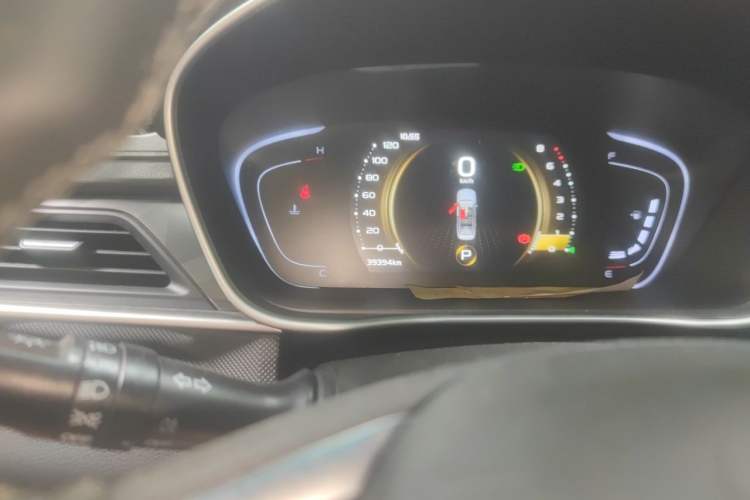 Used Geely Auto Binray 2021 1.4T CVT Asian Games Edition Odometer Close Up