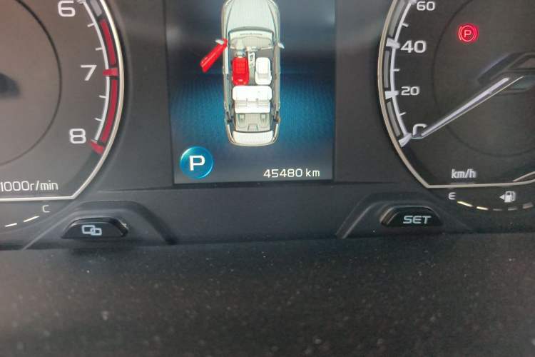 Used Geely Auto Binray 2021 1.4T CVT F-Sport Edition Odometer Close Up