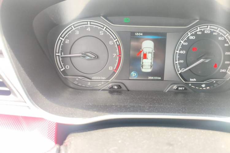 Used Geely Auto Binray 2021 1.4T CVT F-Sport Edition Odometer Close Up