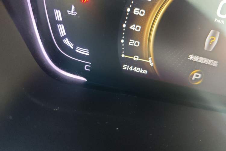 Used Geely Auto Binray 2021 1.4T CVT Asian Games Edition Odometer Close Up