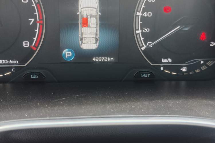 Used Geely Auto Binray 2021 1.4T CVT F-Sport Edition Odometer Close Up