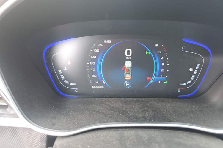 Used Geely Auto Binray 2021 1.4T CVT Asian Games Edition Odometer Close Up