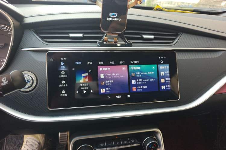 Used Geely Auto Binray 2021 1.4T CVT F-Sport Edition Audio And AC Panel