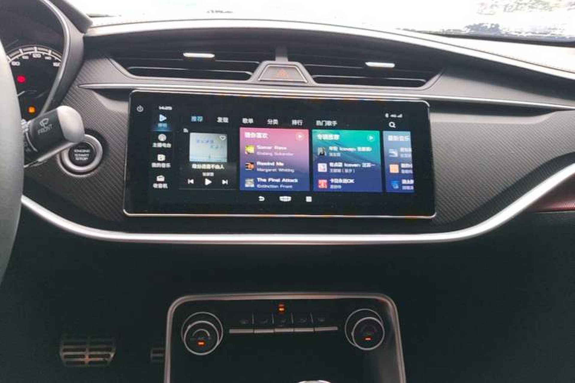 Used Geely Auto Binray 2021 1.4T CVT F-Sport Edition Audio And AC Panel