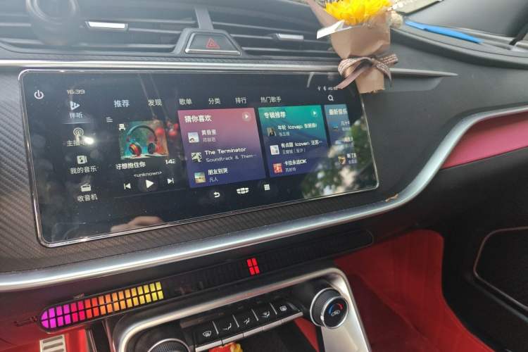 Used Geely Auto Binray 2021 1.4T CVT F-Sport Edition Audio And AC Panel