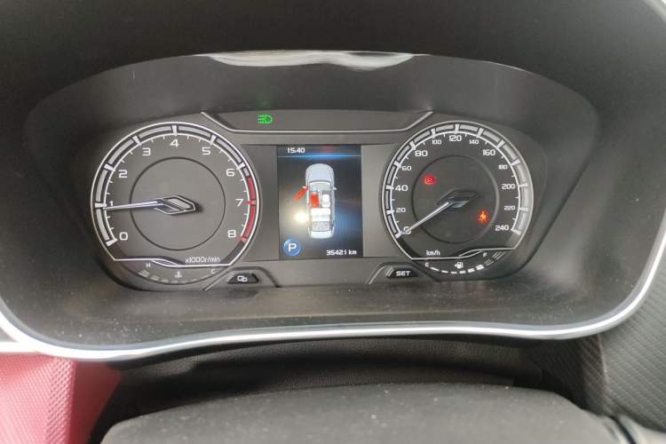 Used Geely Auto Binray 2021 1.4T CVT F-Sport Edition Odometer Close Up