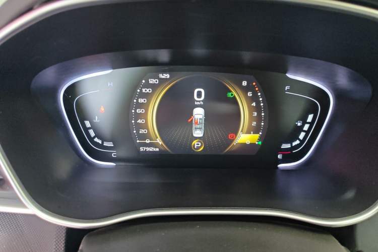 Used Geely Auto Binray 2021 1.4T CVT Asian Games Edition Odometer Close Up