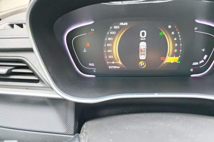 Used Geely Auto Binray 2021 1.4T CVT Asian Games Edition Odometer Close Up