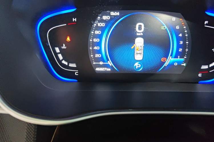 Used Geely Auto Binray 2021 1.4T CVT Asian Games Edition Odometer Close Up