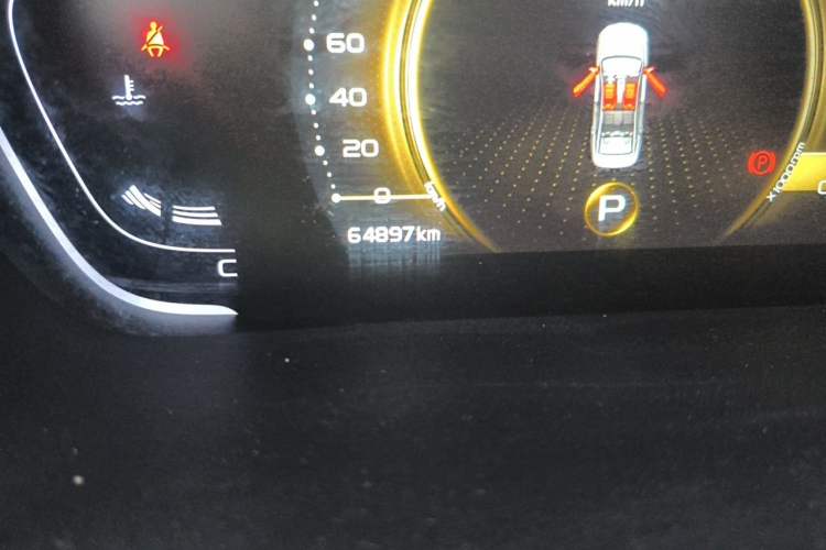Used Geely Auto Binray 2021 1.4T CVT Asian Games Edition Odometer Close Up