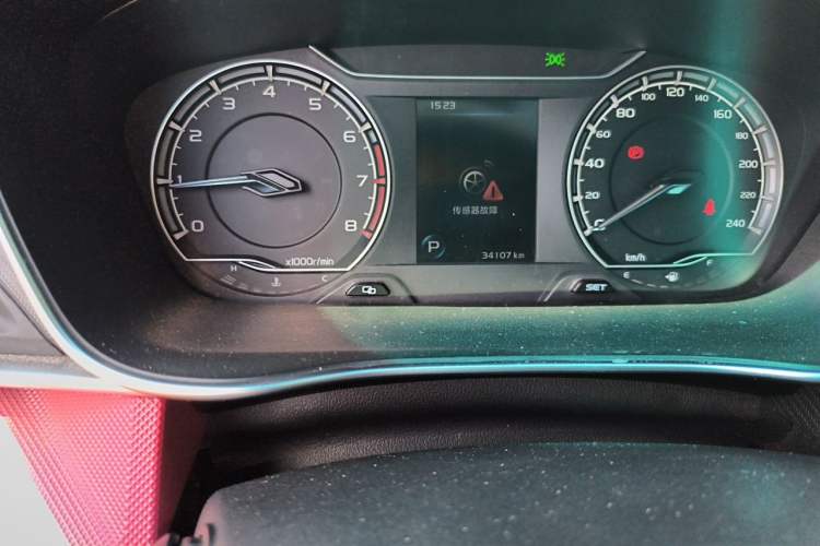 Used Geely Auto Binray 2021 1.4T CVT F-Sport Edition Odometer Close Up