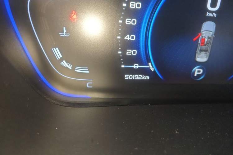 Used Geely Auto Binray 2021 1.4T CVT Asian Games Edition Odometer Close Up