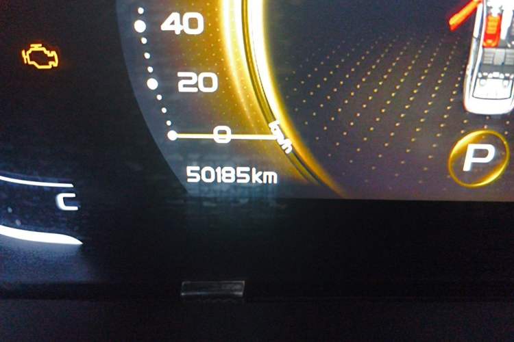 Used Geely Auto Binray 2021 1.4T CVT Asian Games Edition Odometer Close Up