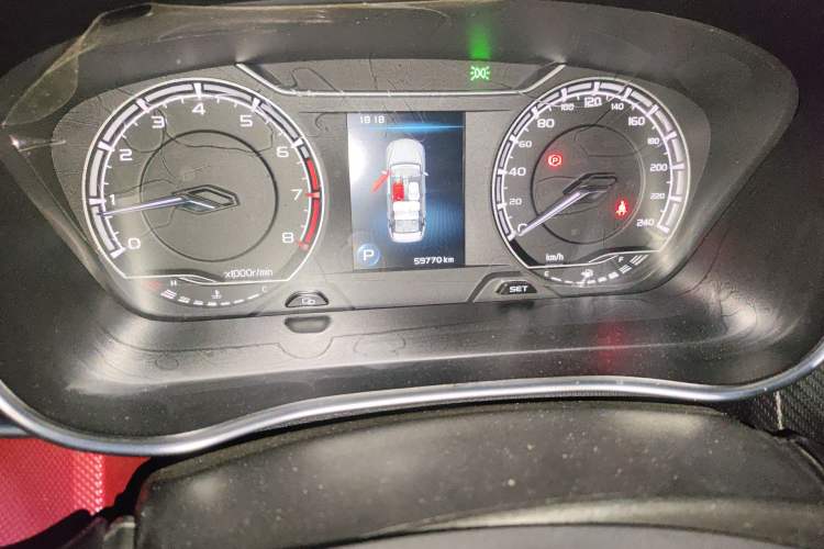 Used Geely Auto Binray 2021 1.4T CVT F-Sport Edition Odometer Close Up