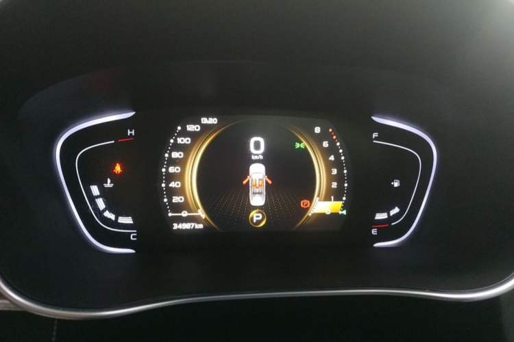 Used Geely Auto Binray 2021 1.4T CVT Asian Games Edition Odometer Close Up