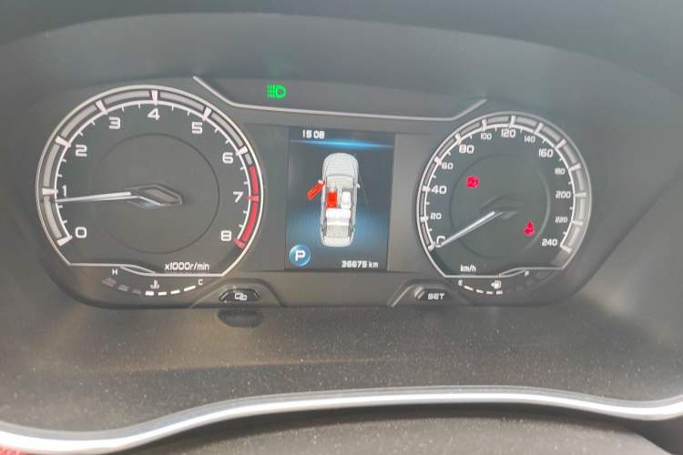 Used Geely Auto Binray 2021 1.4T CVT F-Sport Edition Odometer Close Up