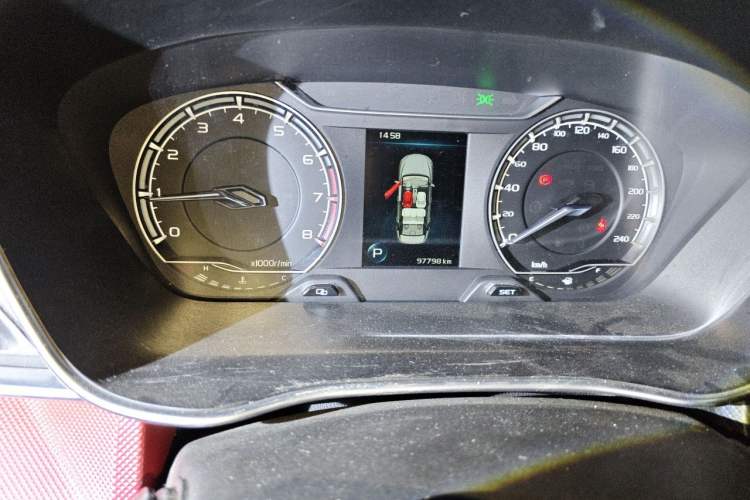 Used Geely Auto Binray 2021 1.4T CVT F-Sport Edition Odometer Close Up