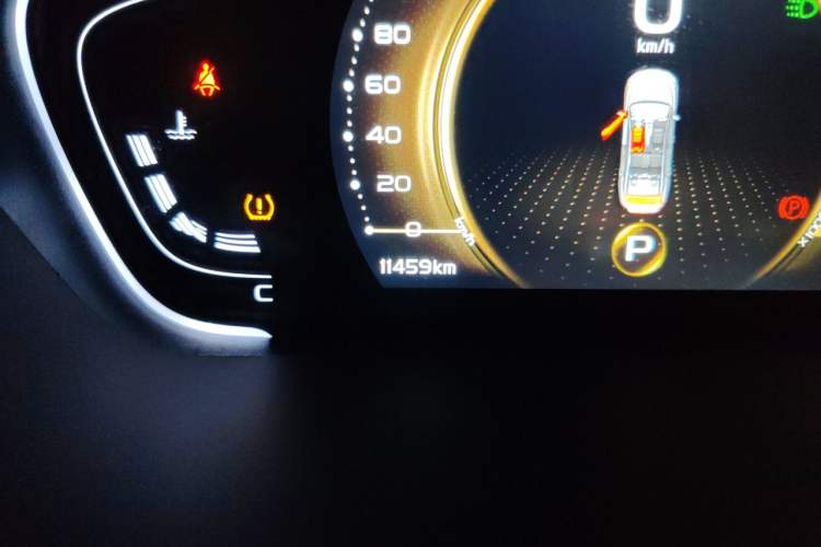 Used Geely Auto Binray 2021 1.4T CVT Asian Games Edition Odometer Close Up