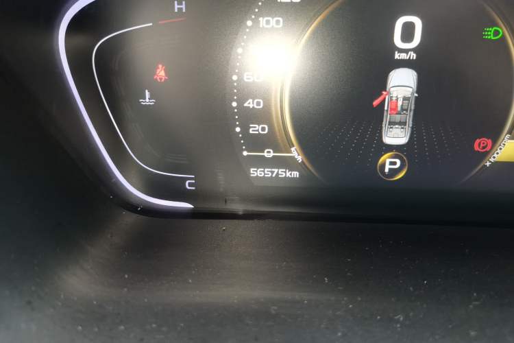 Used Geely Auto Binray 2021 1.4T CVT Asian Games Edition Odometer Close Up