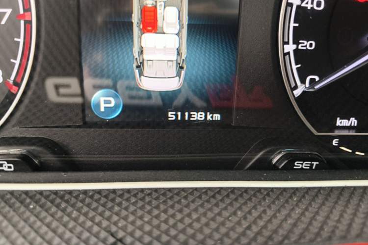 Used Geely Auto Binray 2021 1.4T CVT F-Sport Edition Odometer Close Up